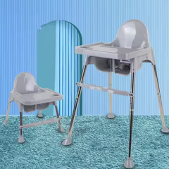 2-in-1 Adjustable Baby High Chair – Multifunctional Baby Feeding & Dining Chair | Safe & Comfortable