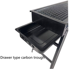 Portable BBQ Grill 36x10.5x28cm - Compact & Lightweight Outdoor Cooking Solution