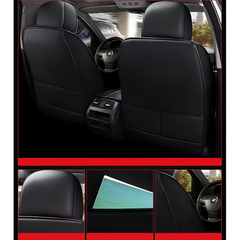 5-Piece Universal Comfortable Leather Car Seat Covers – Stylish Protection and Premium Comfort (YB-106)