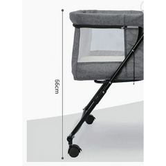 3-in-1 Baby Crib, Travel Cot & Rocker – Portable, Adjustable & Easy to Fold