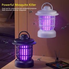 Mosquito Zapper with LED Light – Indoor & Outdoor Bug Zapper Fly Trap (110V-240V, 2-in-1 Electric Insect Killer for Patio, Garden & Home)