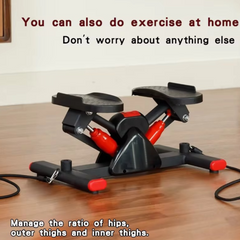 Portable Body Fitness Exercise Pedals with Resistance Ropes – Anti-Skid, Compact & Full-Body Workout