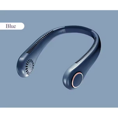 Portable Neck Fan - USB Rechargeable, Waterproof, Adjustable Wearable Fan for Travel, Office & Sports