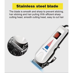 SK-9908 Professional Cordless Hair Clipper – T-Shape Blade, Long-Lasting Battery, Self-Sharpening Stainless Steel Blades