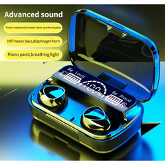 M10 Wireless Earphones | Bluetooth 5.3, Power Bank, Waterproof, Hands-Free