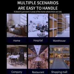 AI Ultrasonic Mouse Repellent Plug-In – Intelligent Pest Control for Mice, Rats, Insects & More | 1000m³ Coverage