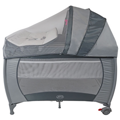 Baby Links Hailey Travel Camp Cot with Changing Table – Portable & Multi-Functional