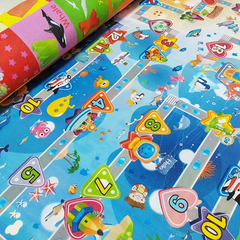 Double-Sided Baby Play Mat for 0-3 Years – Non-Toxic, Waterproof, and Reversible Educational Crawling Mat
