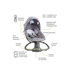 3-in-1 Multifunction Rocker Bassinet – Play, Sleep & Relax in Comfort