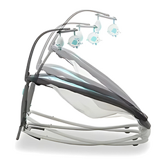 Cotton Rocker and Bouncer Baby Fold Up Rocker - Blue
