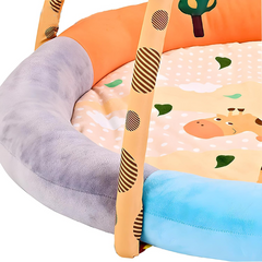 Baby Round Activity Play Mat Gym - Soft, Colorful, and Fun for Newborns & Beyond