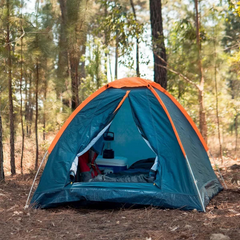 Spacious 6-Person Dome Tent – Waterproof, Easy Setup, with Rain Fly & Carry Bag