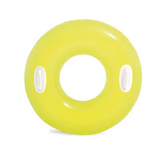 HI-GLOSS Inflatable Swim Ring – 76cm Durable PVC Float Tube for Pool & Lake