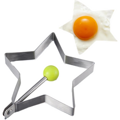 YD317872 Star-Shaped Egg Ring – Stainless Steel Non-Stick Mold for Fried Eggs, Pancakes & More