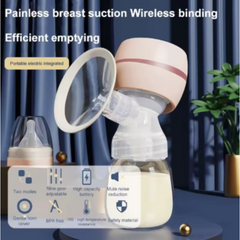 Electric Breast Pump with 2-Mode Adjustment & 9 Suction Levels – Efficient, Comfortable, and Convenient for Working Moms