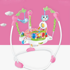 360-Degree Swivel Seat Triangular Stabilized Structure Baby Swing – Modern, Metal Construction for Baby's Comfort