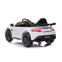 Mercedes AMG GTR 12v Kids Electric Ride-On Car with Remote Control – White
