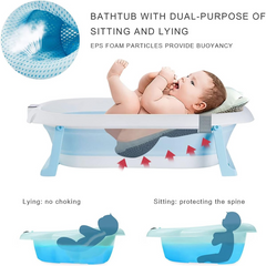 Foldable Baby Bathtub with Temperature Sensing | Lightweight, Safe, and Travel-Friendly