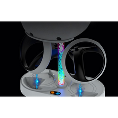 4-in-1 PS VR2 Stand with Dual Controller Charger, RGB Lights & Headset Holder – PG-P5V001