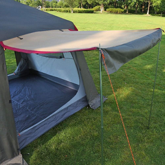Spacious Family Dome Tent – High Ceiling, Airy Porch, 4-5 Person Camping Shelter for All Seasons, Waterproof & Windproof