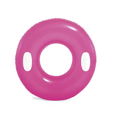 HI-GLOSS Inflatable Swim Ring – 76cm Durable PVC Float Tube for Pool & Lake
