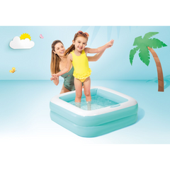 Play Box Pool – Inflatable Baby Pool with Soft Floor for Comfort & Safety