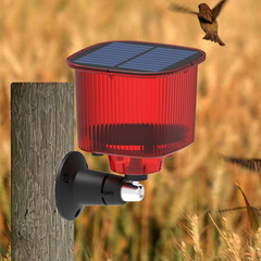 Solar-Powered Flashing Light Animal Repeller – Bird & Wildlife Deterrent