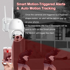 Ultrasecure V380 Smart WiFi Camera – Dual Lens, Night Vision, Human Detection & Cloud Storage CCTV