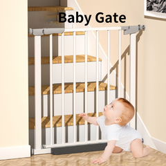 Baby Safety Guard Door Fence - Sturdy Steel Gate for Child & Pet Protection (75cm x 82cm)