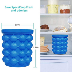 Portable Silicone Ice Cube Maker with Lid – Perfect for Picnics, Camping, and Parties | Keeps Beverages Cool Longer