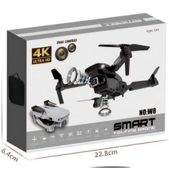 W8 Smart Drone with Dual HD Cameras & Intelligent Flight Path | Tidagifts