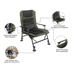 Portable Foldable Camping Chair/Bed – Multi-Use, Lightweight & Durable
