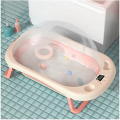 Large Foldable Baby Bathtub | Warm, Safe, and Comfortable for Newborns and Toddlers