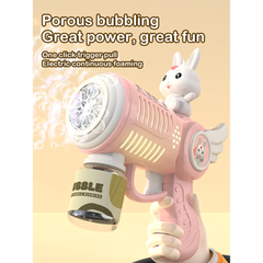 Cute Animal Bubble Gun Blower for Kids – Automatic Electric Bubble Machine Toy