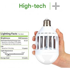 2-in-1 LED Mosquito Killer Lamp – Safe Indoor & Outdoor Fly & Insect Zapper | Non-Toxic & Chemical-Free