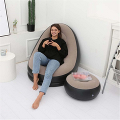 Single Seater Inflatable Sofa with Foot Rest – Ergonomic, Comfortable & Portable