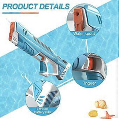 Powerful Electric Water Guns for Kids & Adults – Automatic High-Range Water Blaster with 150 Shots