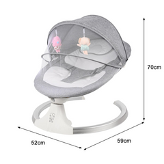 Electric Baby Rocking Chair with Remote Control & Mosquito Net – Ultimate Comfort & Safety for Your Little One