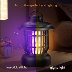 Mosquito Zapper with LED Light – Indoor & Outdoor Bug Zapper Fly Trap (110V-240V, 2-in-1 Electric Insect Killer for Patio, Garden & Home)