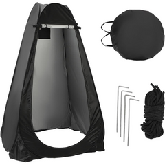 Shower Tent Pop-Up Privacy Tent – Portable, Extra-Tall, UV-Protected Outdoor Camp Bathroom, Changing Room, and Toilet Tent for Hiking, Beach, Picnic, Fishing, and More