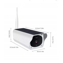 1080P Solar Outdoor Wireless Security Camera – WiFi, Night Vision, 2-Way Audio, No Wiring Needed