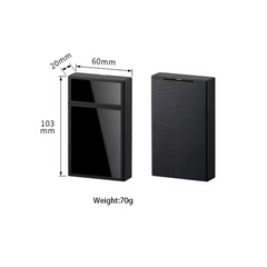 2-in-1 Electric Cigarette Case with Heated Coil Lighter | Custom Logo | USB-C Rechargeable