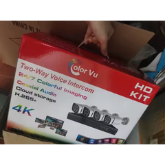 4 Channel Outdoor CCTV Camera System – 2MP/5MP HD Bullet Cameras with XMEYE DVR | Night Vision & Waterproof Security Kit