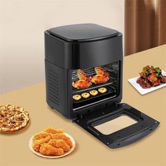 15L Digital Air Fryer – Oil-Free, Smokeless, Non-Stick | Multi-Function Electric Cooker