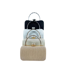 Elegant Sparkle Handle Clutch Purse – Luxury Evening Bag for Women (Multiple Colors)