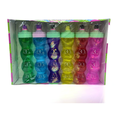 🍭 Candied Haws Crystal Slime Bottles – 6-Pack Colorful Glitter Slime Set for Kids