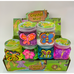 🦋 Crystal Mud Butterfly Slime – Colorful Sensory Fun for Kids!