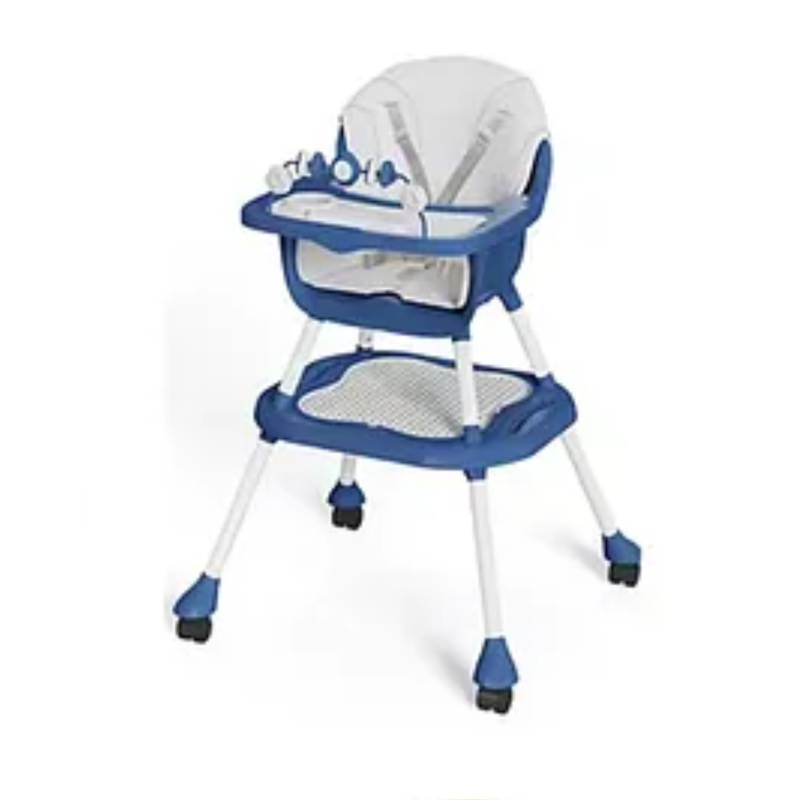 5-in-1 Baby High Chair | Convertible High Chair & Booster Seat | Study Table & Game Table