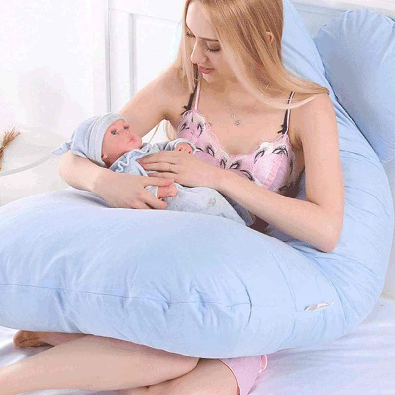 51'' U-Shaped Pregnancy Pillow - Ultimate Comfort & Support for Maternity Needs