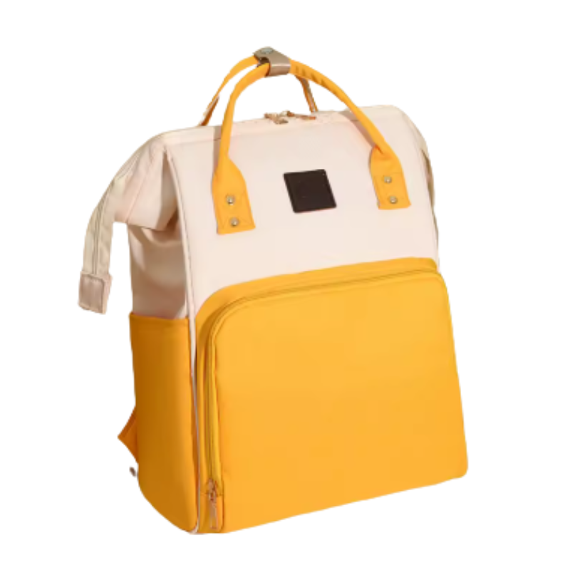Upgraded Oxford Fabric Diaper Bag – Waterproof, Lightweight & Large Capacity with Insulated Bottle Holders
